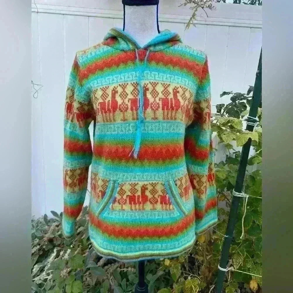 ARTE INKA-BERFASS Alpaca sweater SZ small - Picture 3 of 11